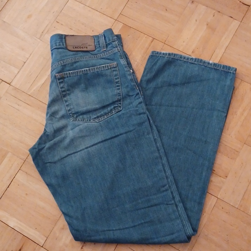 Lacoste jeans size 3 blue Jean's